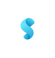 letter s logo icon design template elements vector image vector image