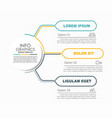 infographic design template with place for your vector image vector image