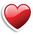 heart icon vector image vector image