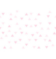 pink love colorful abstract triangles retro paper vector image