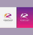 abstract initial i and r creative logo design vector image vector image