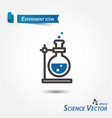 experiment icon scientific vector image