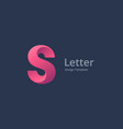 letter s logo icon design template elements vector image