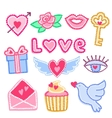 stickers in the style of pop art for your vector image