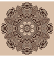 circle ornament ornamental round lace vector image
