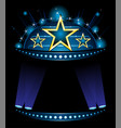 announcement great entertainment show vector image vector image