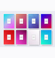 minimal modern cover design with abstract vector image vector image