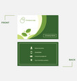 modern geometric and creative business card vector image