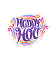 greeting card for holi festival vector image vector image
