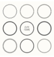 hand drawn monochrome frame of geometric pattern vector image