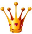 princess crown vector image vector image