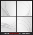 white elegant business background vector image
