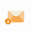 email mail unarchieve upload icon vector image vector image
