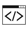 greater than or less than icon vector image vector image