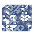 mosaic motif tile or grid decoration designs vector image