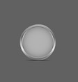 silver label icon vector image