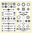 ornaments and decorative elements vector image vector image