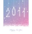 happy new year 2011 vector image vector image