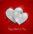 happy valentines day greeting card vector image vector image
