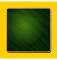 old blank green school chalkboard vector image