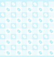 easter gingham seamless pattern blue vichy vector image