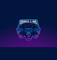 gorilla esport logo vector image vector image
