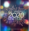 new year greeting card vector image
