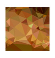 cocoa brown abstract low polygon background vector image