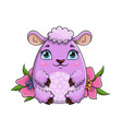 easter sheep egg vector image