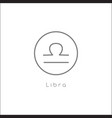 girl zodiac sign vector image vector image