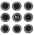 grunge abstract textured badges vector image