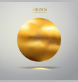 golden paint stain banner realistic textured vector image