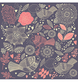 floral background vector image