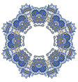 circle ornament ornamental round lace vector image