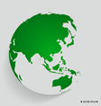 modern globe vector image vector image