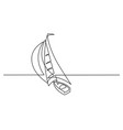 sailboat under full sail at sea sailing logo vector image