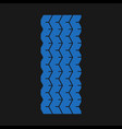 track tread blue rgb color icon detailed vector image