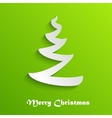 abstract christmas tree background vector image vector image