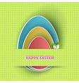 easter holiday backdrop vector image vector image