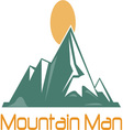 mountain man vector image