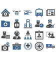 medical icon set vector image