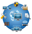 network icon vector image vector image