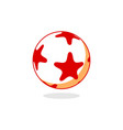star ball logo vector image