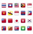 asia flag vector image