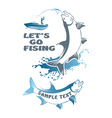 fish tarpon vector image
