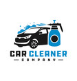 car cleaning liquid logo vector image