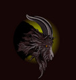 devil goat vector image vector image