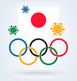 baku azerbaijan - 26th march 2020 tokyo vector image