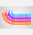 infographics design business concept vector image