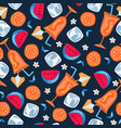 summer beach seamless pattern background vector image vector image